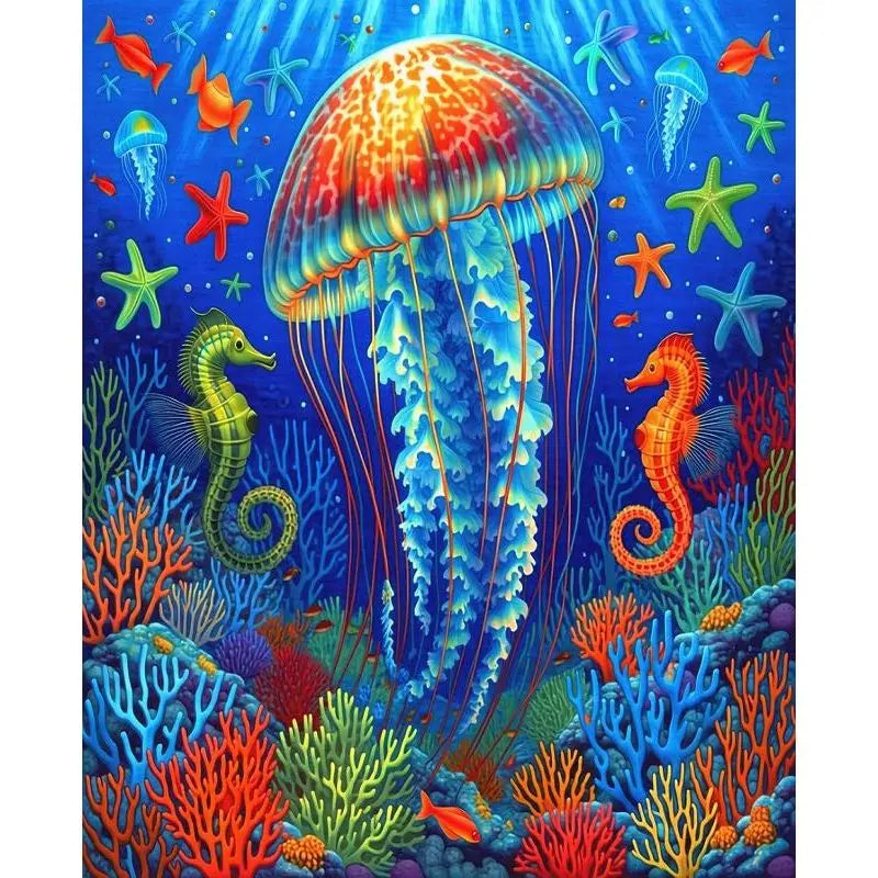 GATYZTORY Sea Turtle Paint By Numbers Handiwork Art Art Supplies Animal Acrylic Painting on Canvas Picture Drawing By Numbers