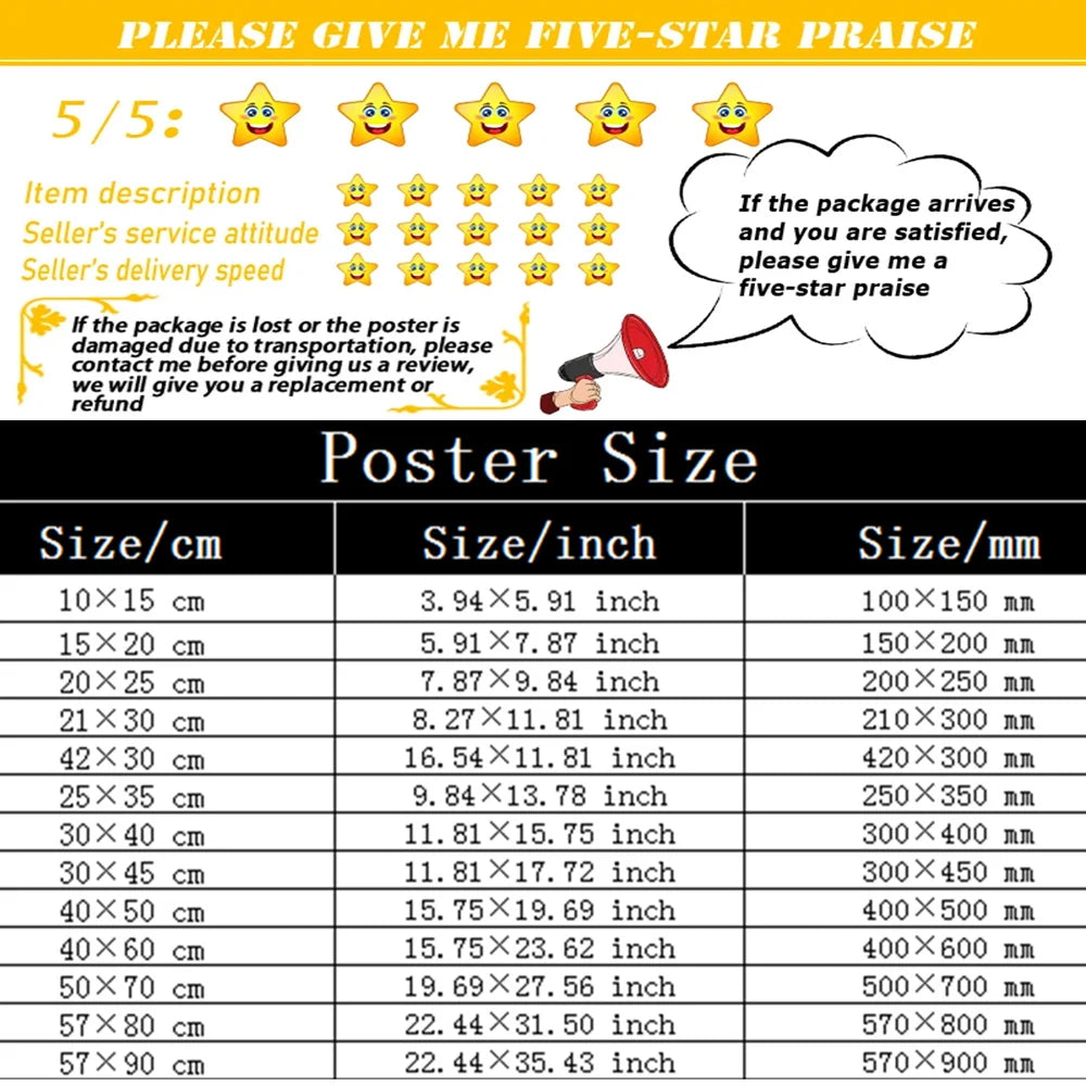 S-Star W-Wars Film Whitepaper Poster Fancy Wall Sticker For Living Room Bar Decoration Aesthetic Art Wall Painting