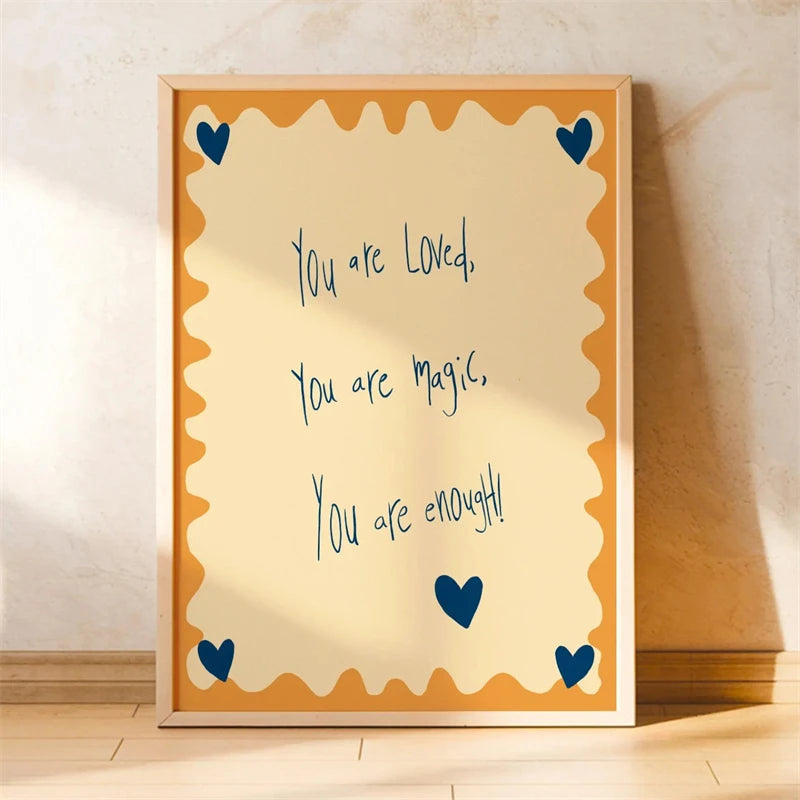 Positive Affirmation Nursery Poster