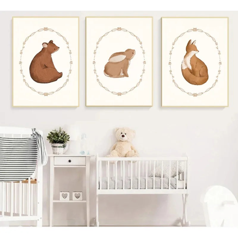 Cute Woodland Animal Posters