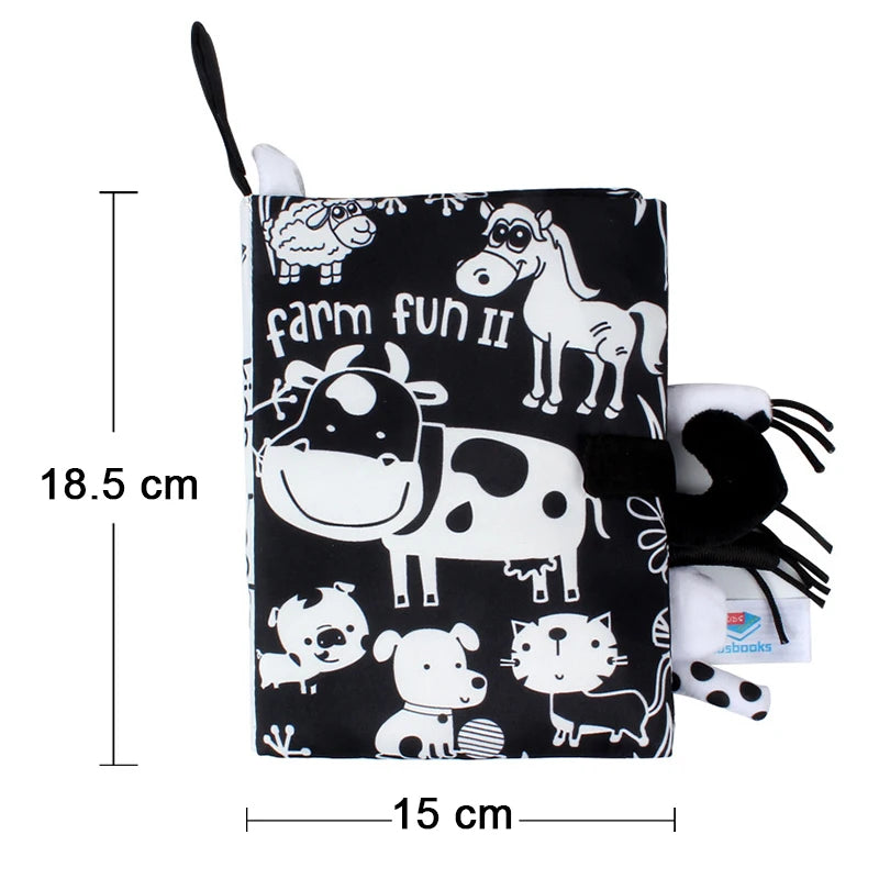 Baby Toys 0-12M Cloth Book Early Life Skills Learning Bath Potty Brush Teeth Cognitive Quiet Book Montessori Interactive Books