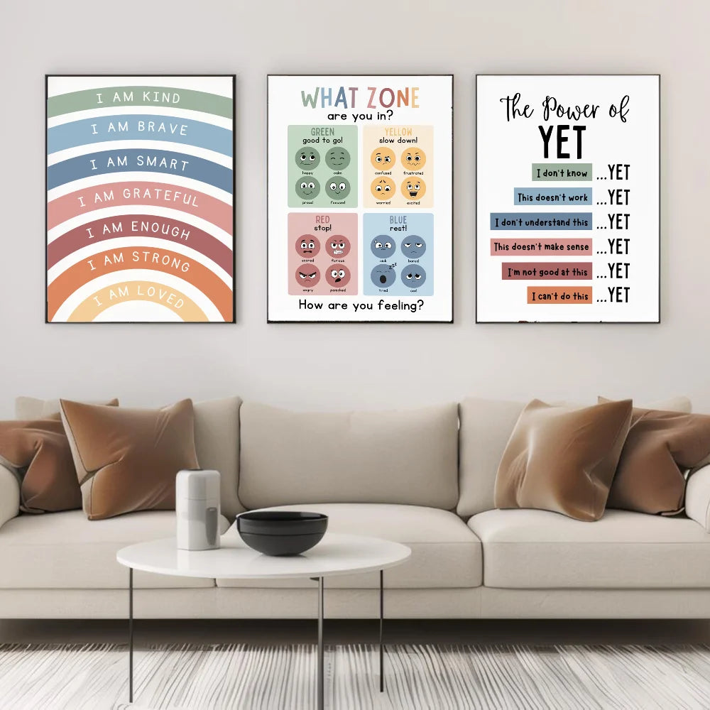 Children's Positive Mood Tracking Posters