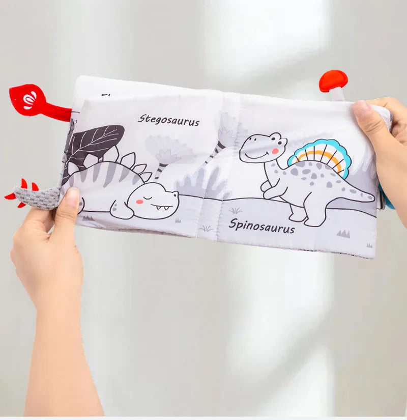 Soft Baby Books Toys 3D Touch and Feel Crinkle Cloth Books Babies Infant Kids Touch and Feel Crinkle for Infants Toddler Gifts