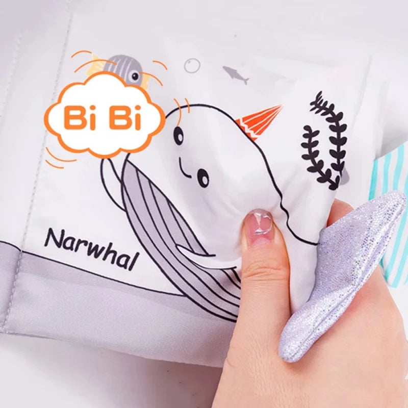 Baby Toys 0-12M Cloth Book Early Life Skills Learning Bath Potty Brush Teeth Cognitive Quiet Book Montessori Interactive Books