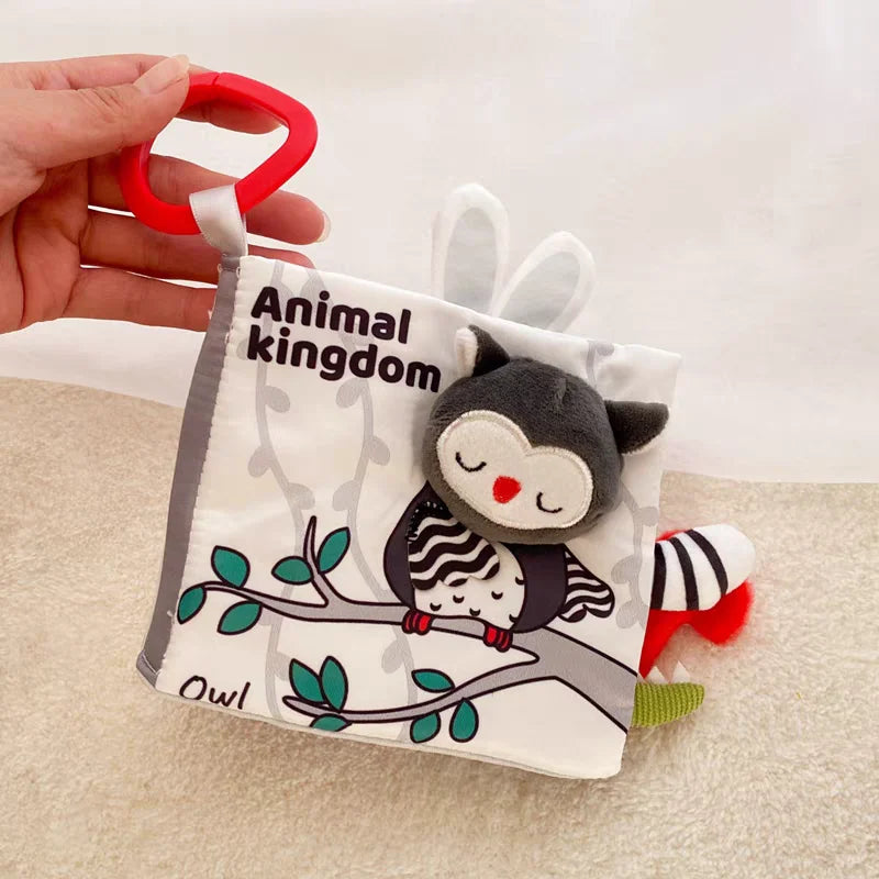 Soft Baby Books Toys 3D Touch and Feel Crinkle Cloth Books Babies Infant Kids Touch and Feel Crinkle for Infants Toddler Gifts